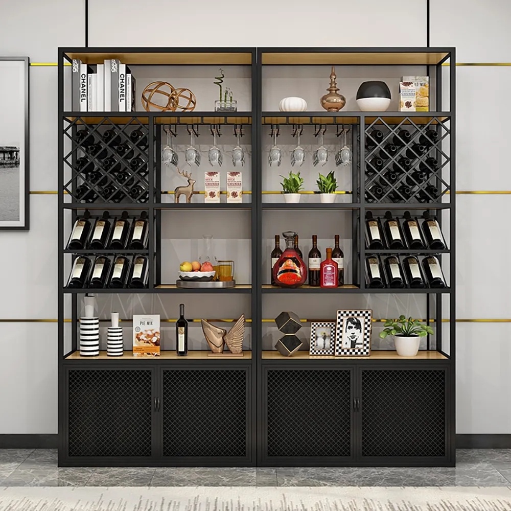 900mm Industrial Wine Cabinet Wine Rack Unit for Home Bar