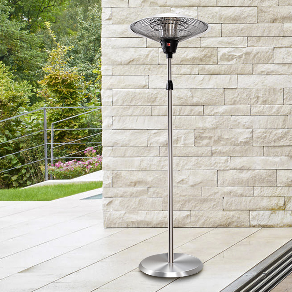 1500w Floorstanding Electric Heater With 3 Power Modes For Indoor & Outdoor Use
