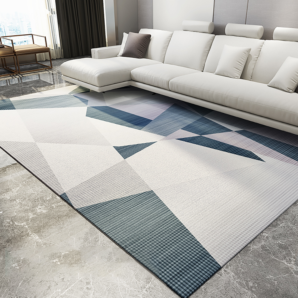 Image of 10' × 13' Modern Abstract Gradient Geometric Multi-colored Rectangle Area Rug