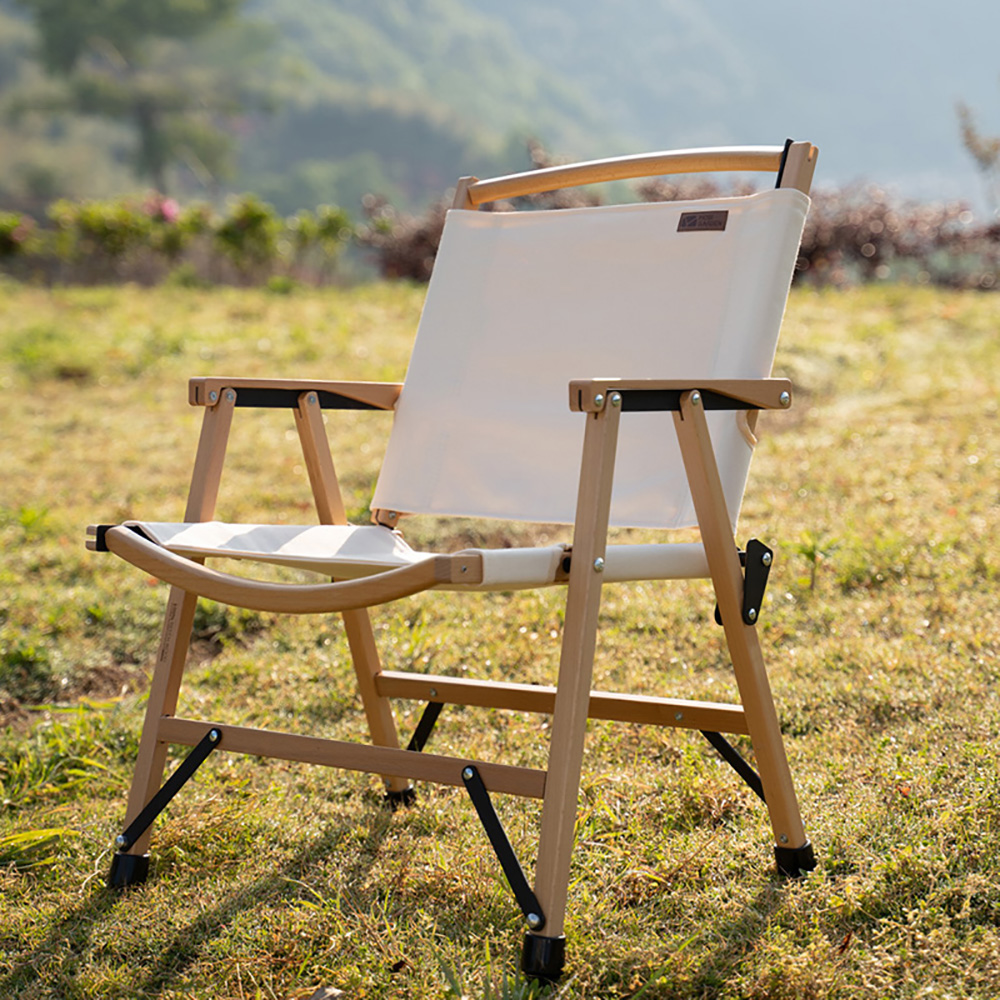 Outdoor Folding Wood Chair Camping Chair Beach Chair Lightweight & Portable