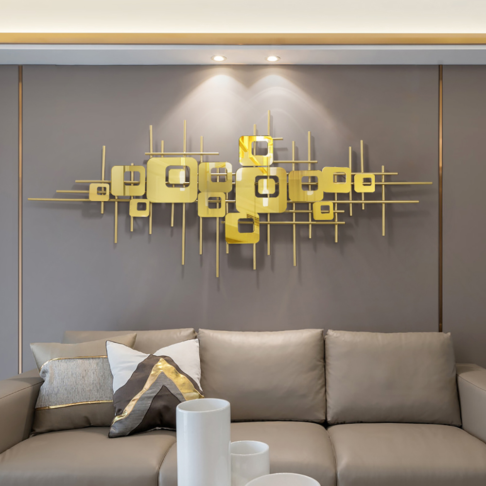 

Nordic Luxury 3D Geometric Wall Decor Home Hollow-Out Wall Accent