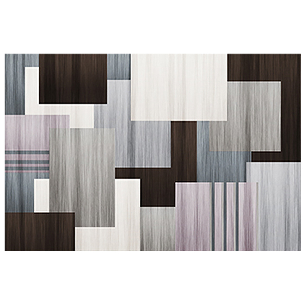 1200mm × 1800mm Modern Abstract Gradient Geometric Multi-coloured Rectangle Area Rug
