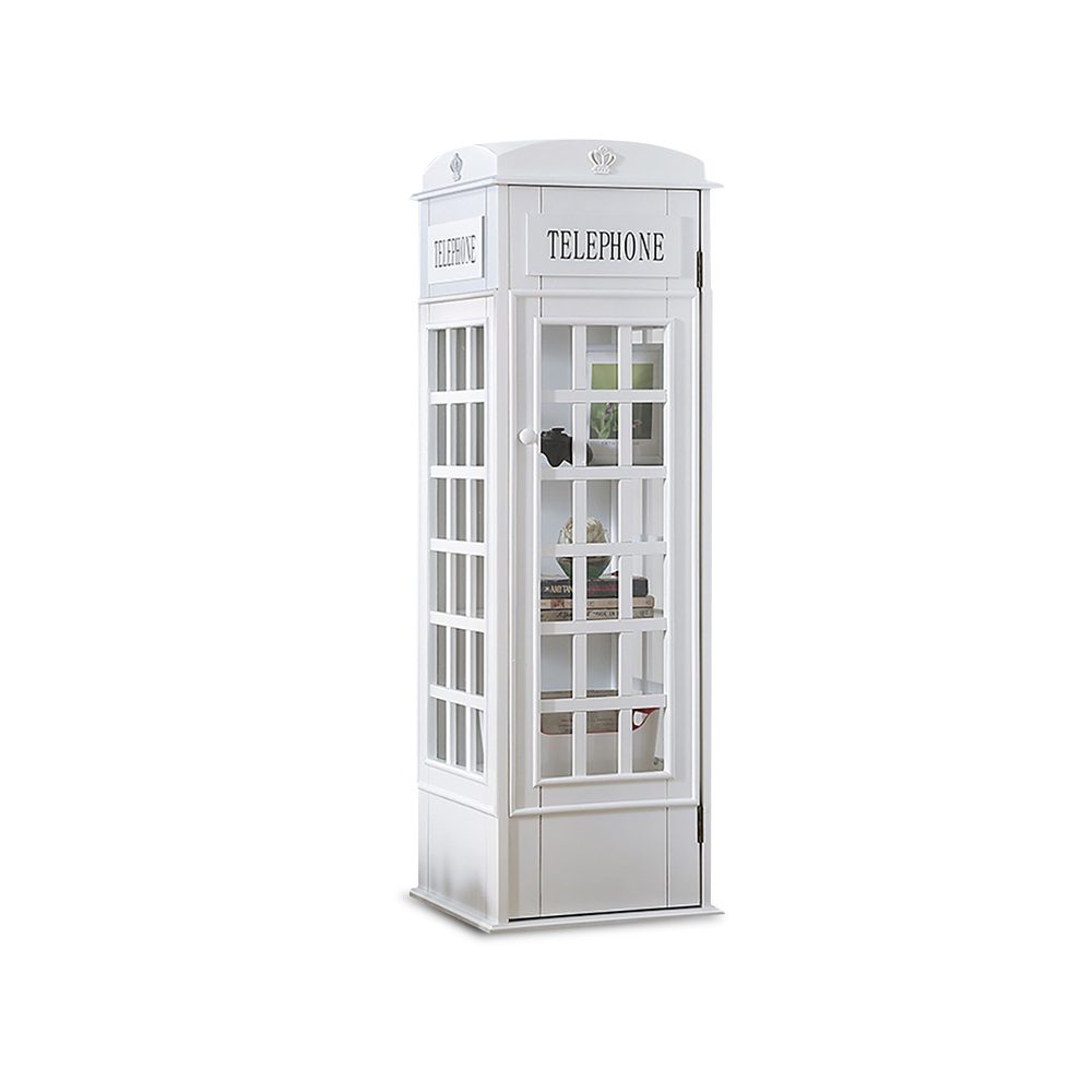 Bibliothèque pour enfant rétro en forme de cabine téléphonique Style Angleterre