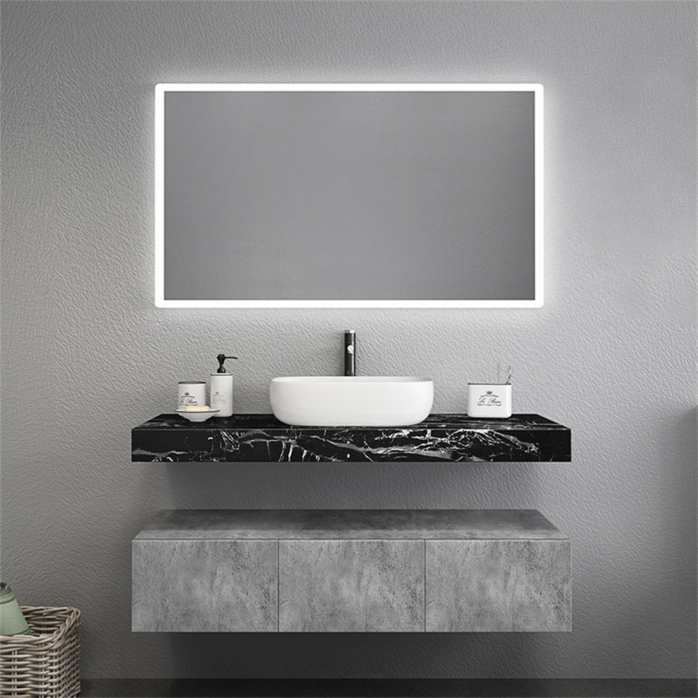 

48" Modern Floating Bathroom Vanity Set with Single Vessel Sink Wall Mounted