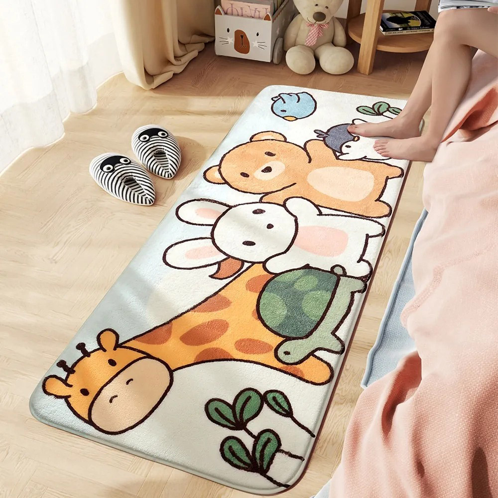 

Animals Kids Colorful 47.2" x 15.7" Indoor Area Rug A