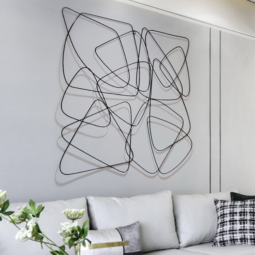Modern Abstract 3D Metal Wall Decor Home Wall Art