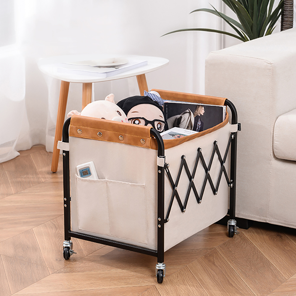 Foldable Storage Box Toy Organizer with Wheels