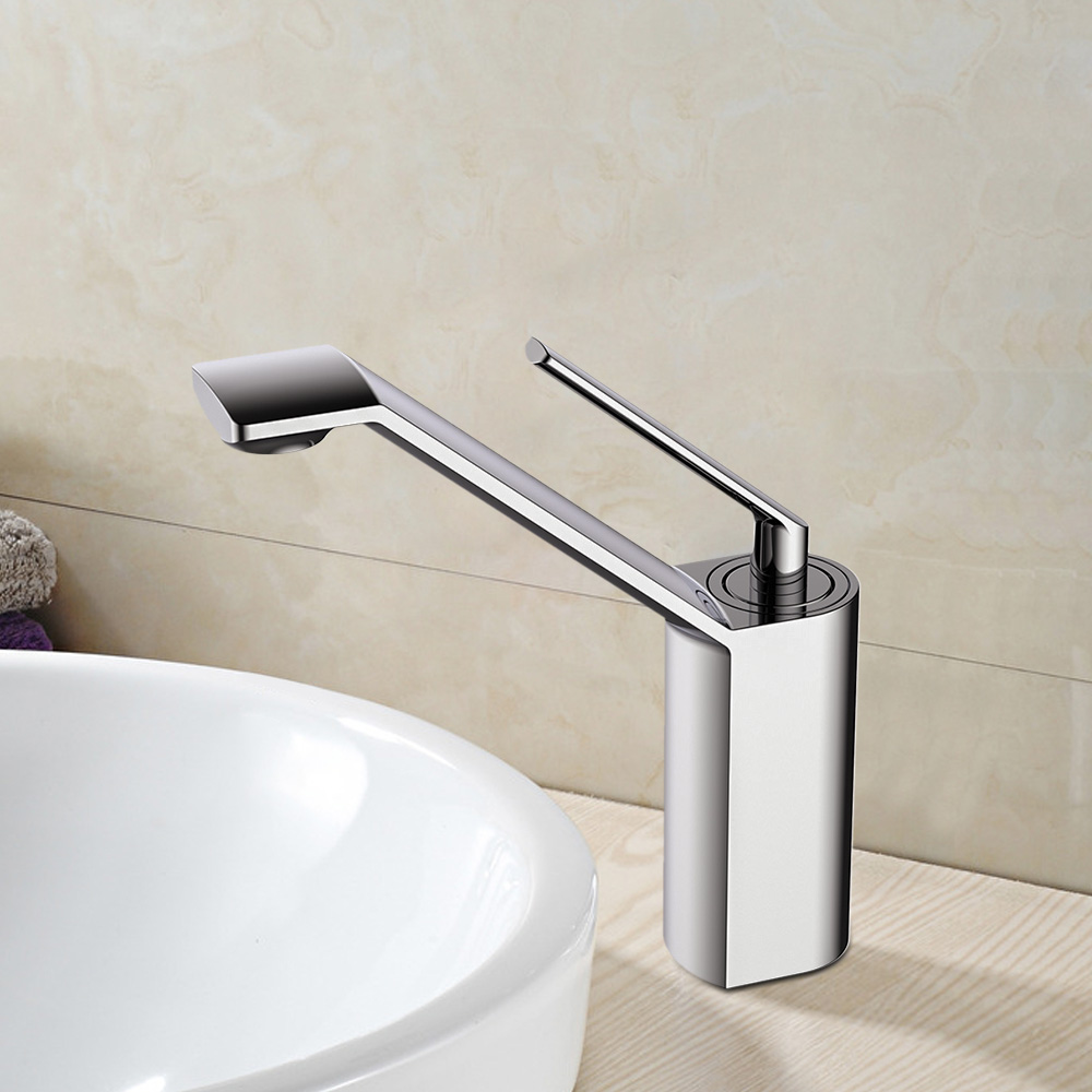 

Polished Chrome Aerated Stream Single Handle Vessel Faucet Solid Brass