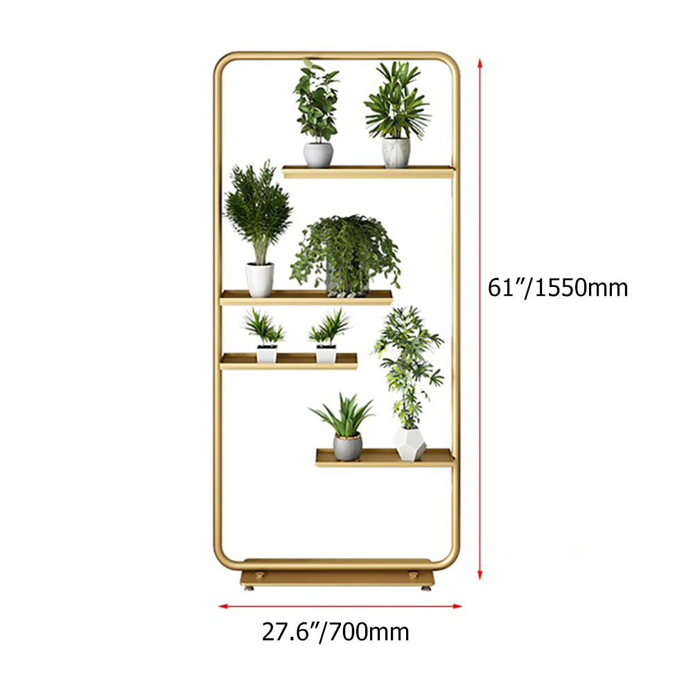 Modern Plant Stand Flower Divider in Blue