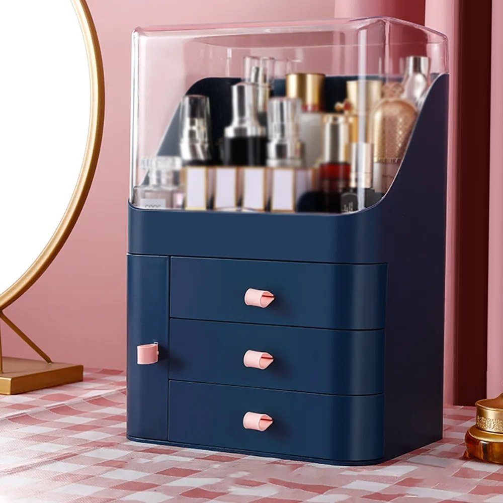 

Multifunctional Makeup Organizer Desk Organizers with Lid & Drawer