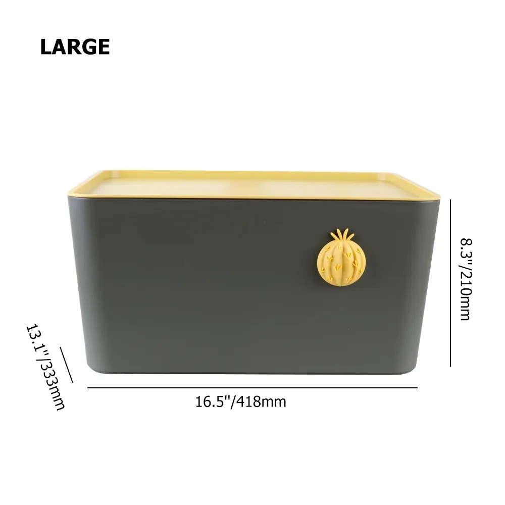 Cute Kids Storage Bin Clothes Oraganizer Set of 2White