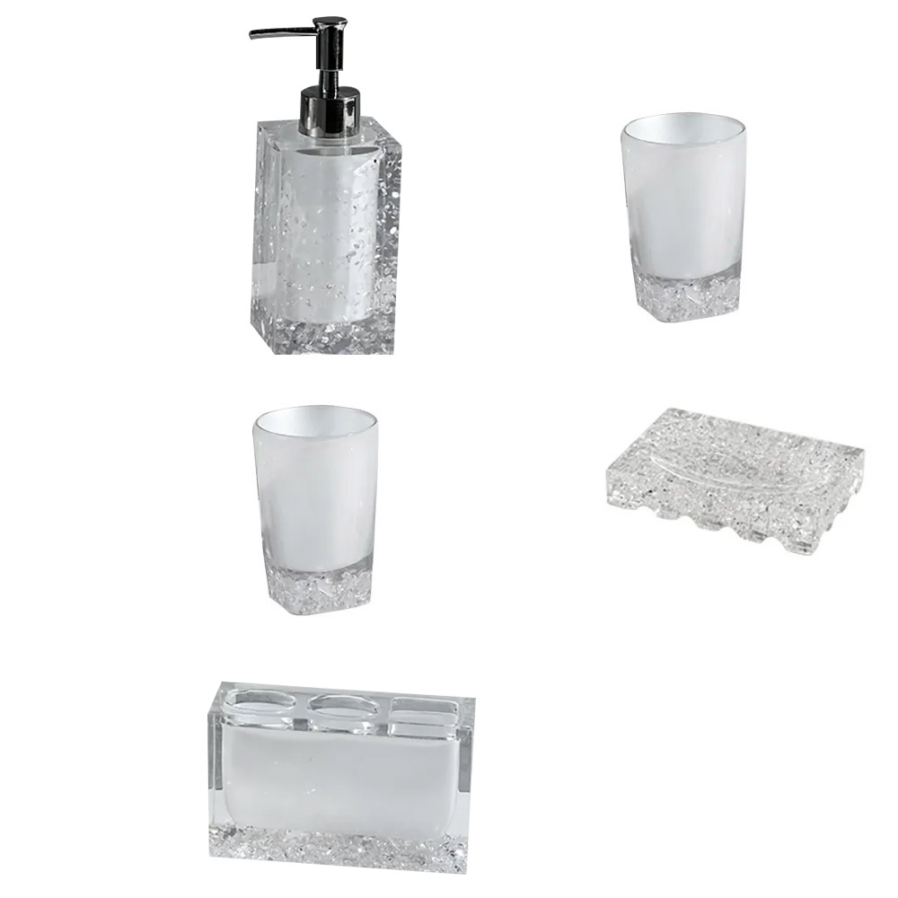 Modern Luxury Countertop Bathroom Accessories SetHomary