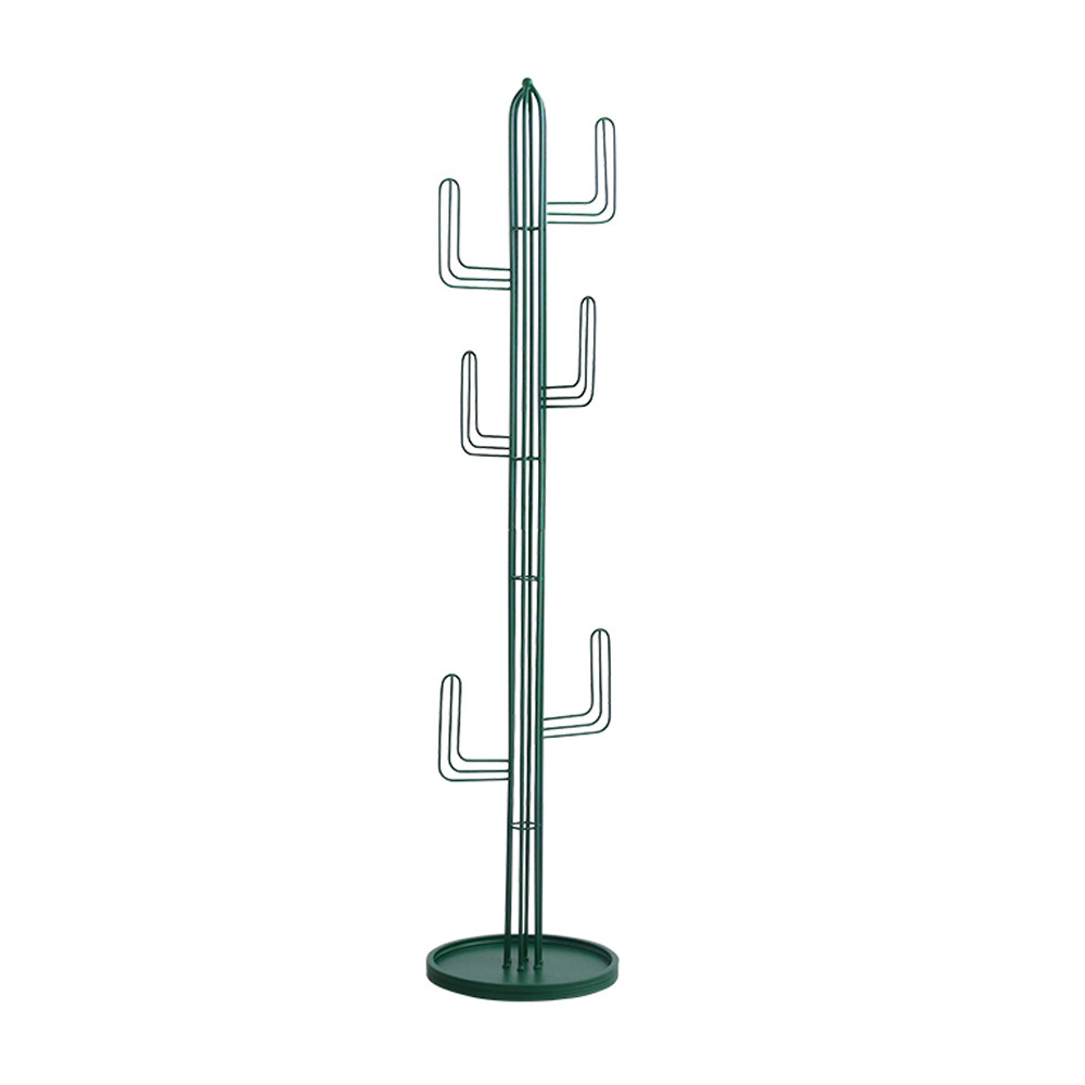 1800mm Clothing Stand Bedroom Entryway Coat Stand Freestanding Cactus Hall Tree in Green