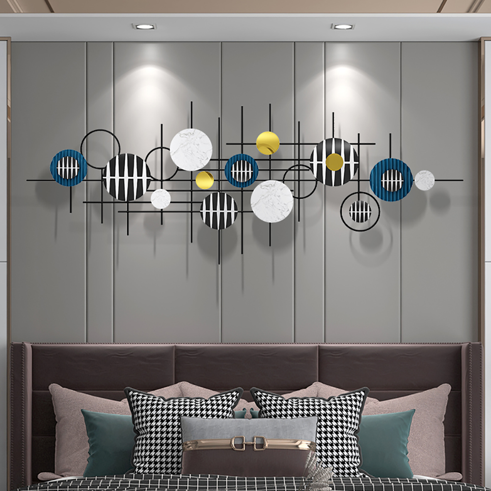 Gold & Black Modern Simple Geometric Wall Accent Home 3D Wall Decor