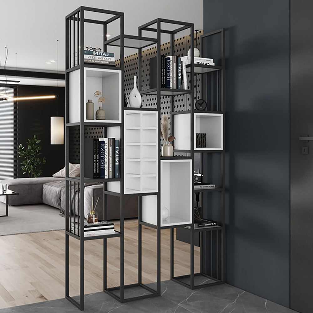 

Luxury Etagere Bookshelf with Open Back