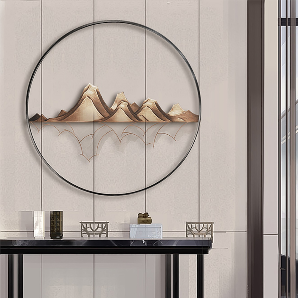

Modern Metal 3D Mountains Wall Decor Luxury Wall Accent