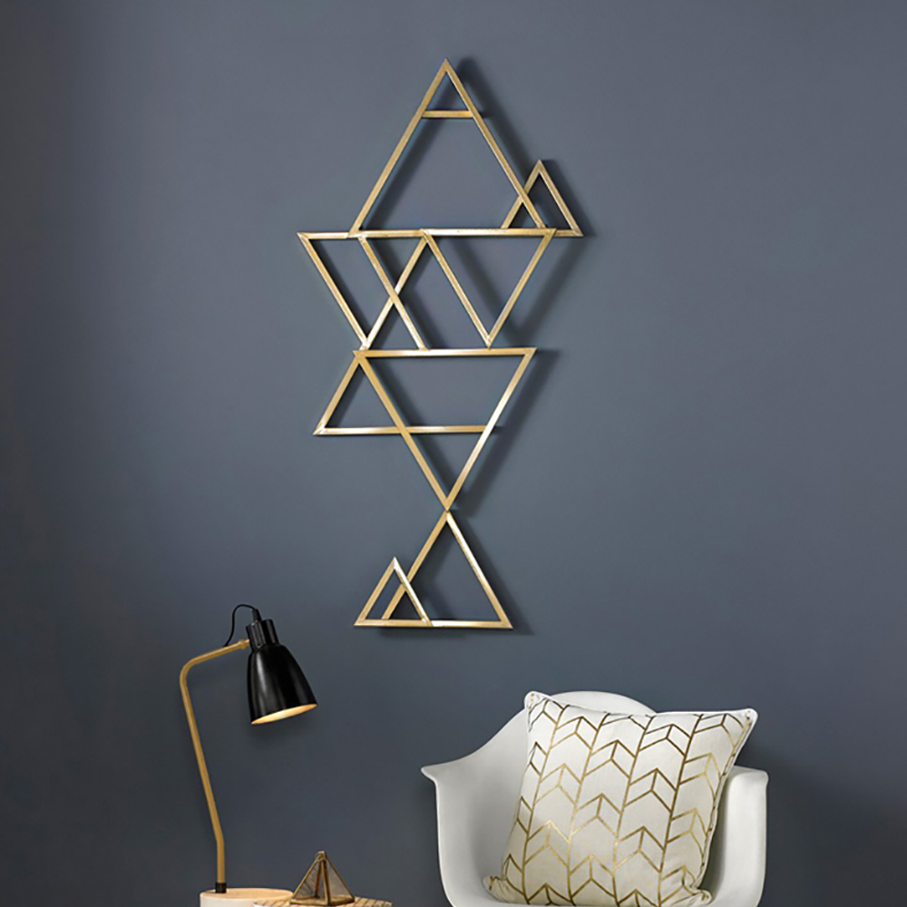 

Modern Simple 3D Splicing Triangles Wall Decor Geometric Home Decor