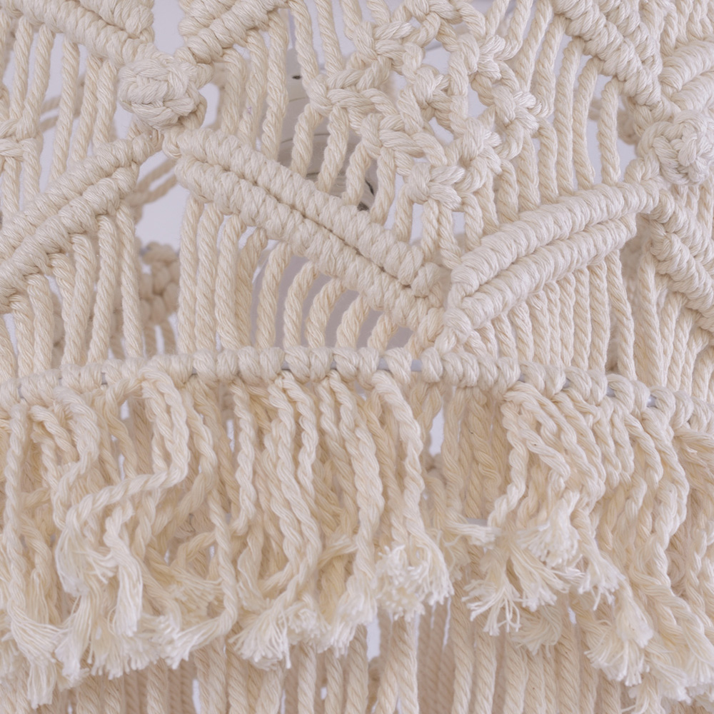 

Bohemian Style 1-light Knitting Wool Pendant Light Handmade Lampshade