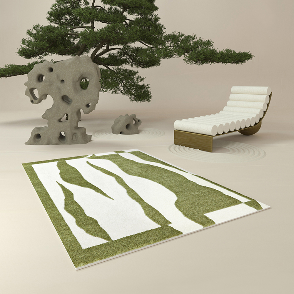 

10' x 13' Rectangular Contemporary Multipurpose Moss Green Area Rug