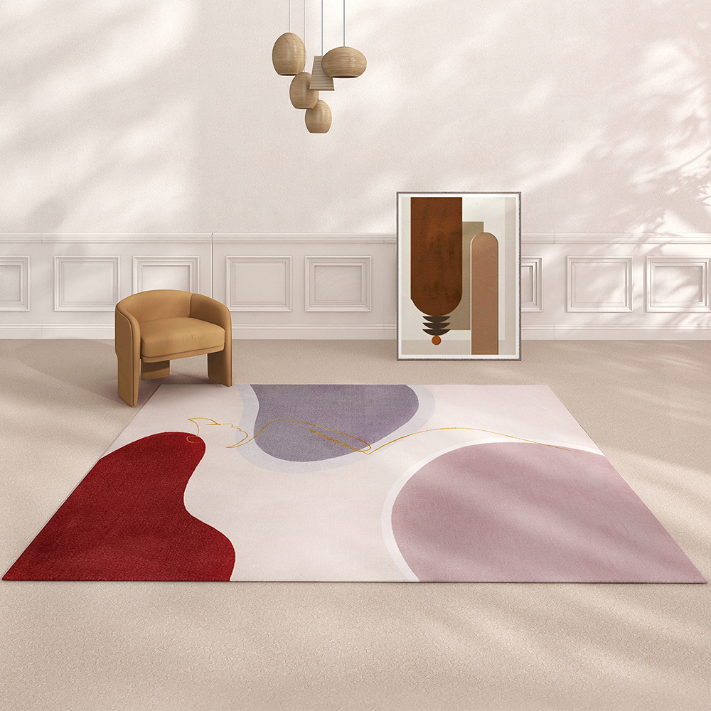 

10' x 13' Rectangular Contemporary Multipurpose Pink Area Rug