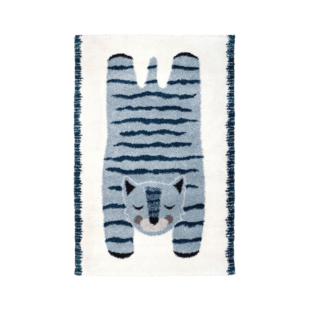 

8.7' x 12' Rectangular Contemporary Multifunctional Interesting Blue Nylon Area Rug
