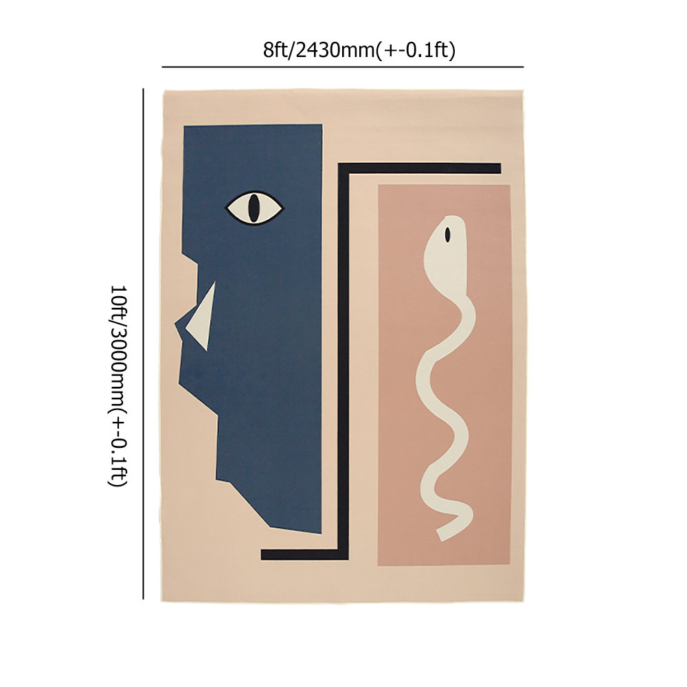 

10' x 13' Rectangle Creative Contemporary Multipurpose Light Brown Nylon Area Rug