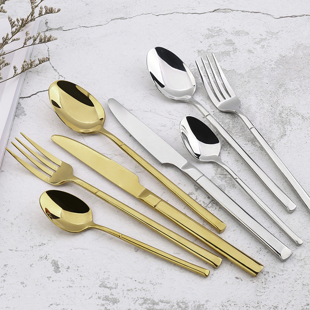 60 Pieces Stainless Steel Flatware Set Tableware Set, Service for 15Homary