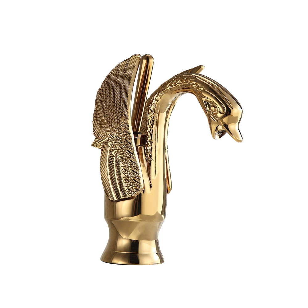 Swan Classic Style Monobloc Solid Brass Bathroom Basin Tap