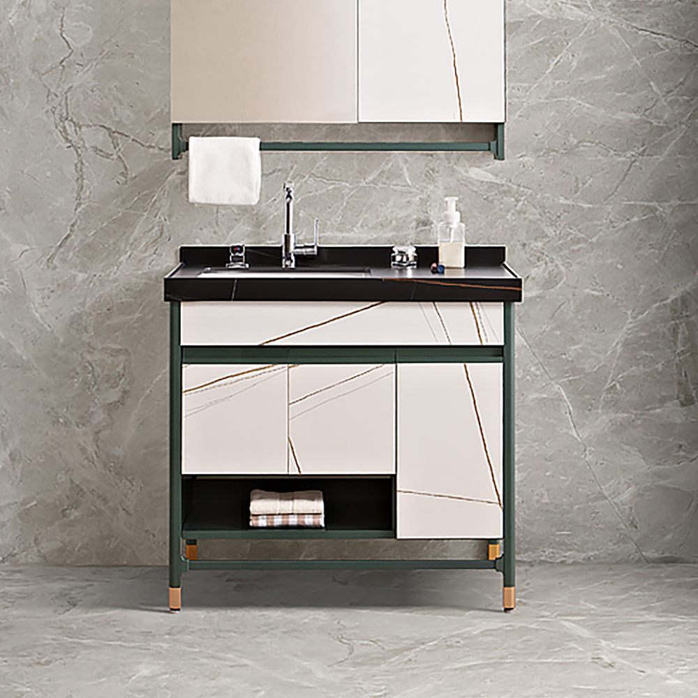 

35" Freestanding Single Sink Bathroom Vanity with Doors