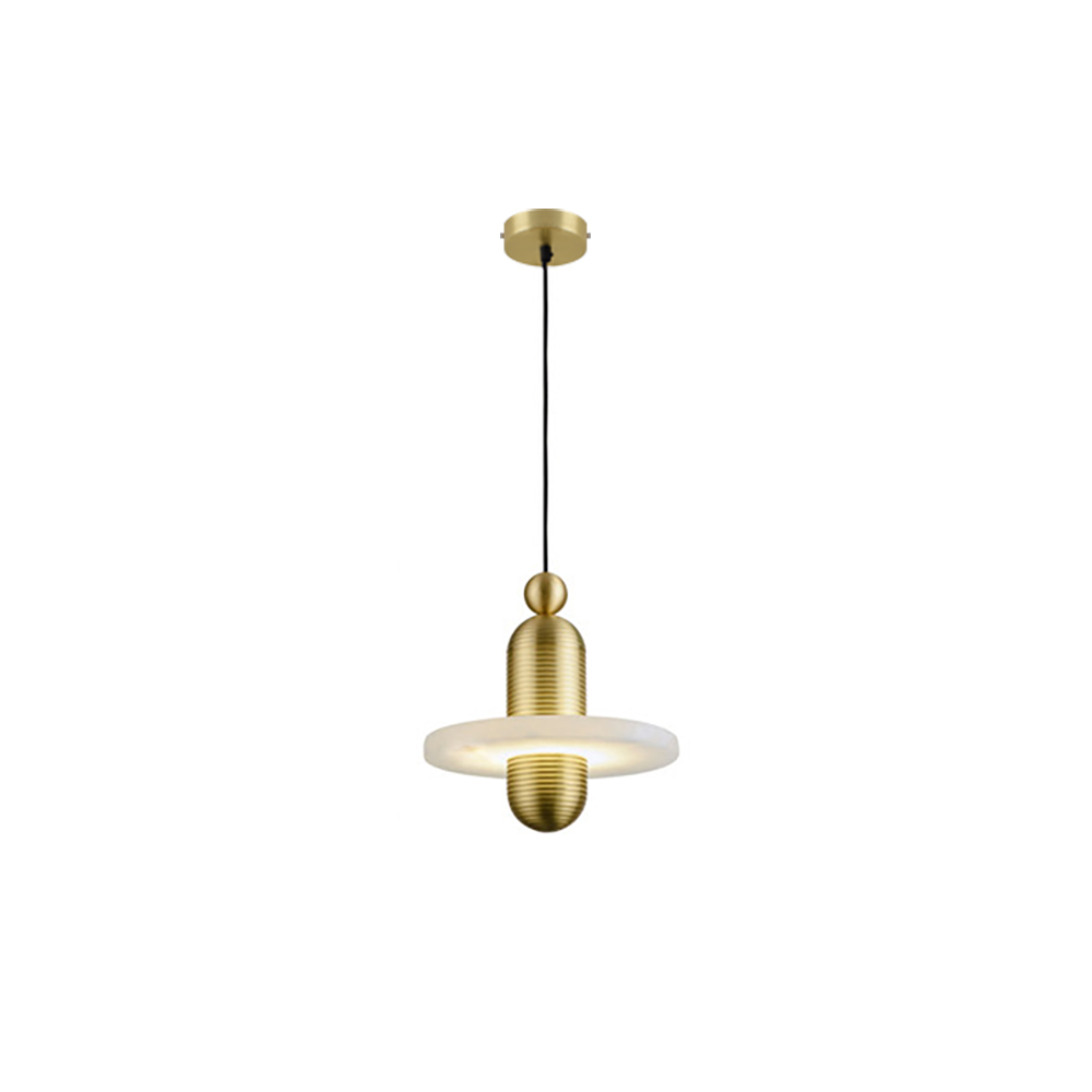 

Modern Unique 1-Light LED Pendant Light in Gold