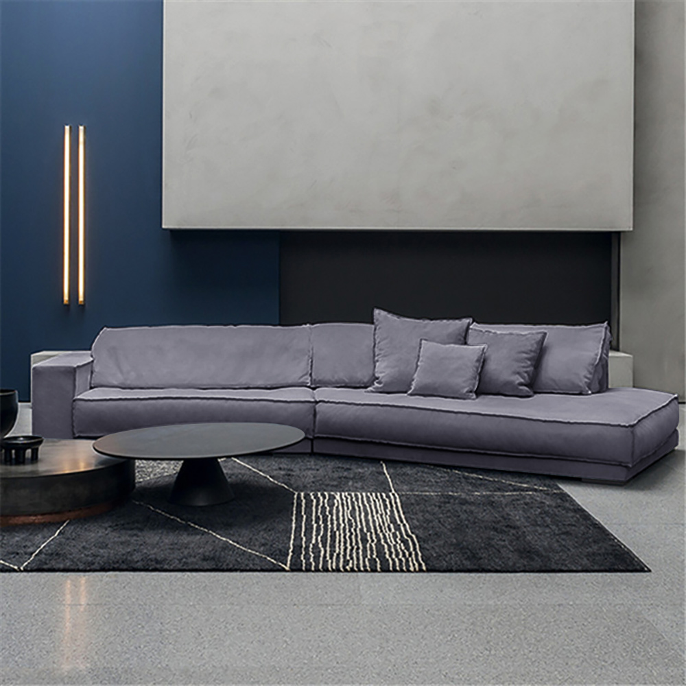 Modern Dark Gray Living Room Sectional Sofas
