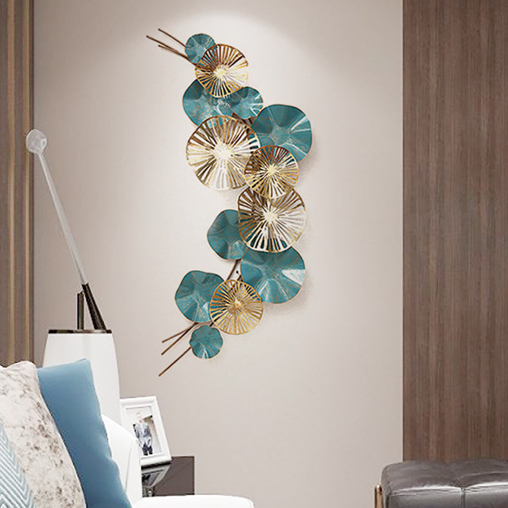 

Luxury Hollow-carved Metal Flowers Wall Decor 3D Home Art