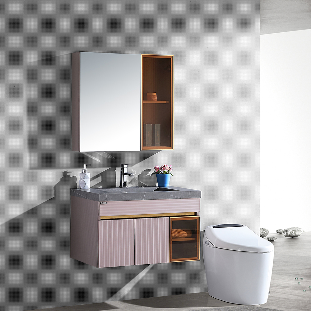 

31" Floating Bathroom Vanity Set Medicine Cabinet Included with Storage