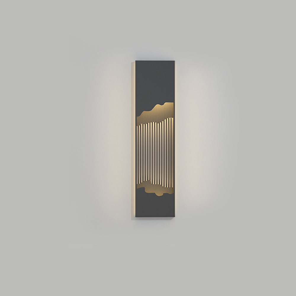 1000mm Abstract Wall Sconce Modern Rectangular Waterproof Outdoor LED Lighting