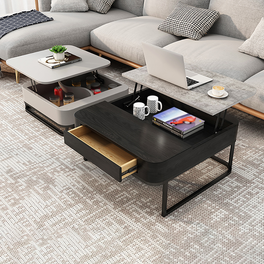 Modern 3-Piece Coffee Table & TV Stand Set with Storage