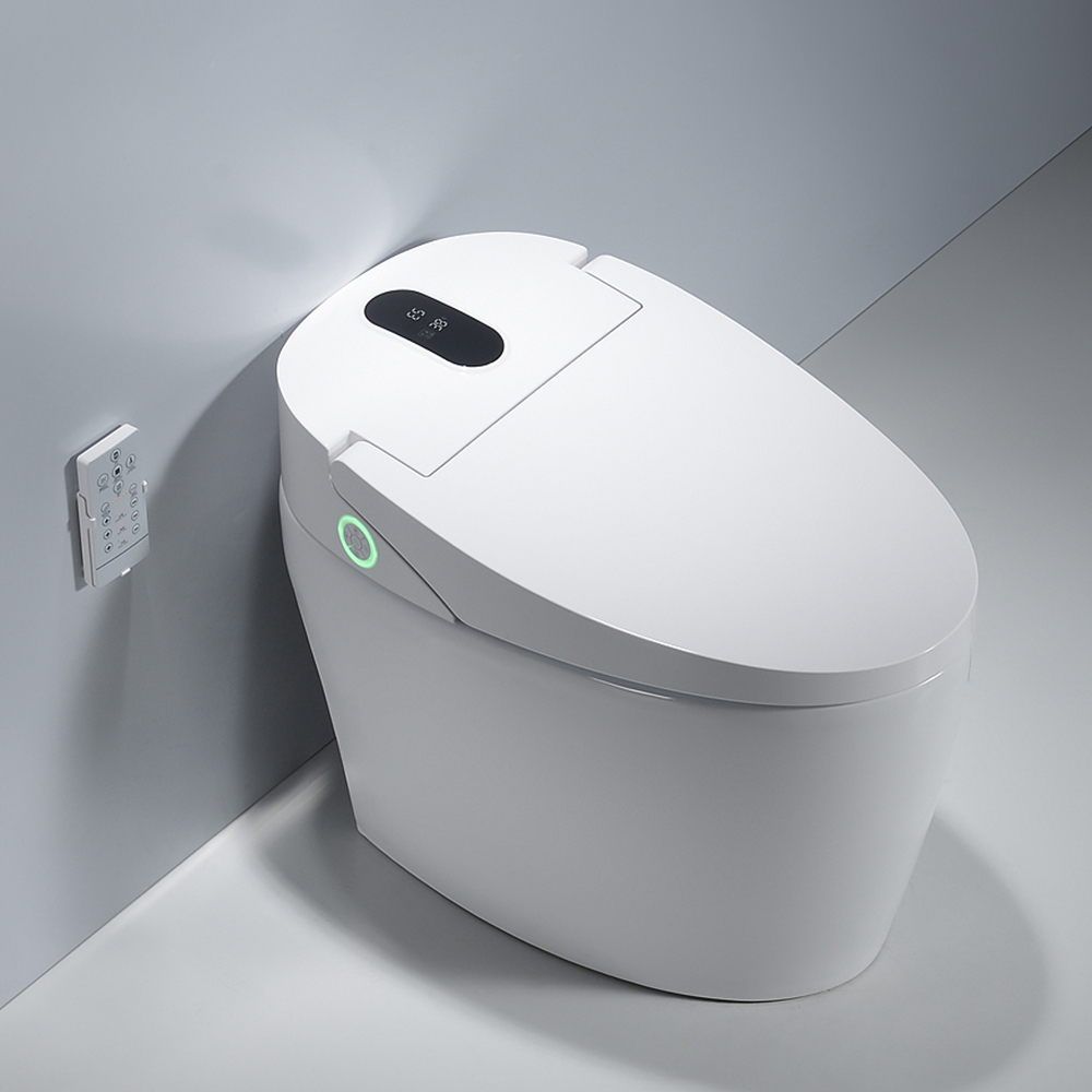 Homary Smart Toilet Tankless Automatic Toilet One-Piece Floor Mounted Self Clean