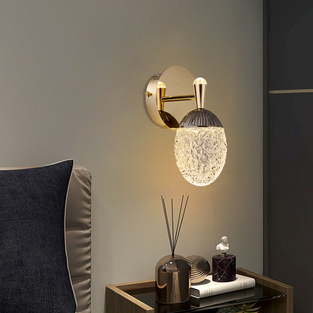 

Modern 1-Light LED Wall Sconce with Acylic Shade