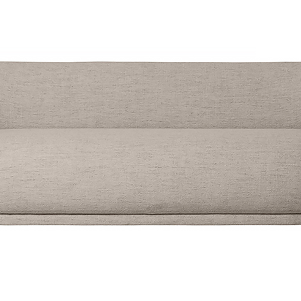 Modern Minimalist Linen 3Seater Sofa in Solid Wood FrameHomary