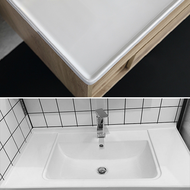 995mm Floating Bathroom Vanity Wall Mounted Single Basin Bathroom Vanity 2-Drawer