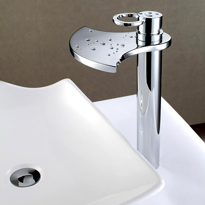 

Peace Waterfall Vessel Sink Faucet Single Hole