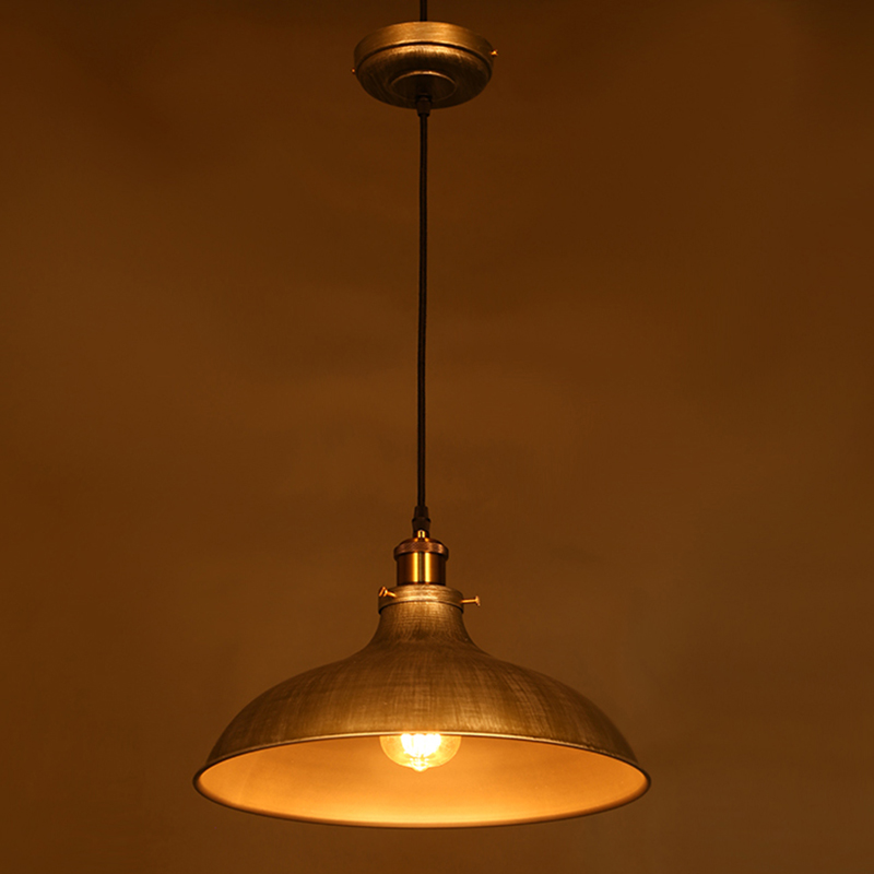 

Industrial Metal Pendant Light Distressed Design Single Light