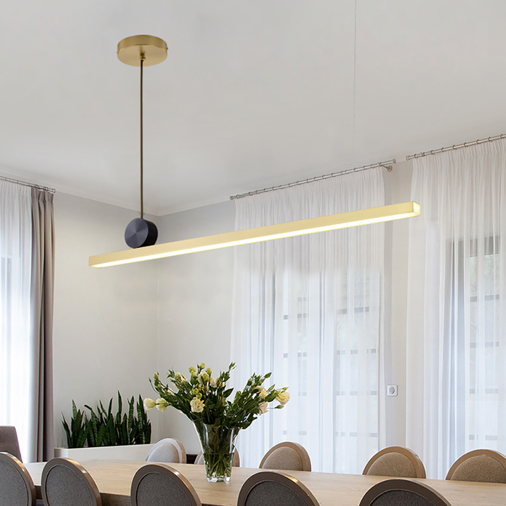 Modern Linear Island light LED Kitchen Hanging Light Fixture