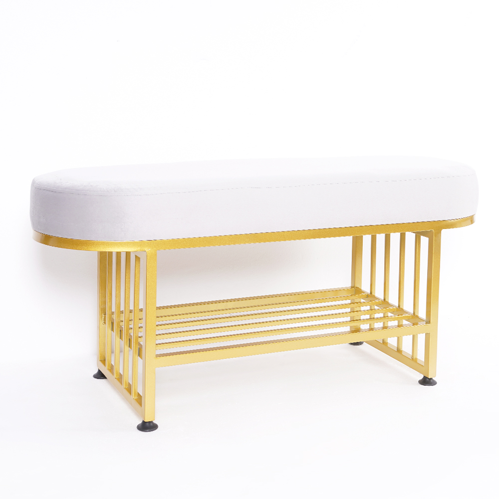 Modern Entryway Shoe Storage Bench Shoe Rack with Shelf