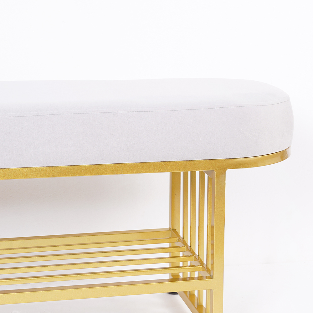 Modern Entryway Shoe Storage Bench Shoe Rack with Shelf