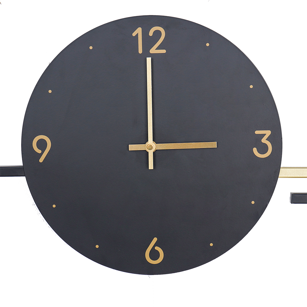 Simple Geometric Oversized Silent Wall Clock Modern Fashion Decoration