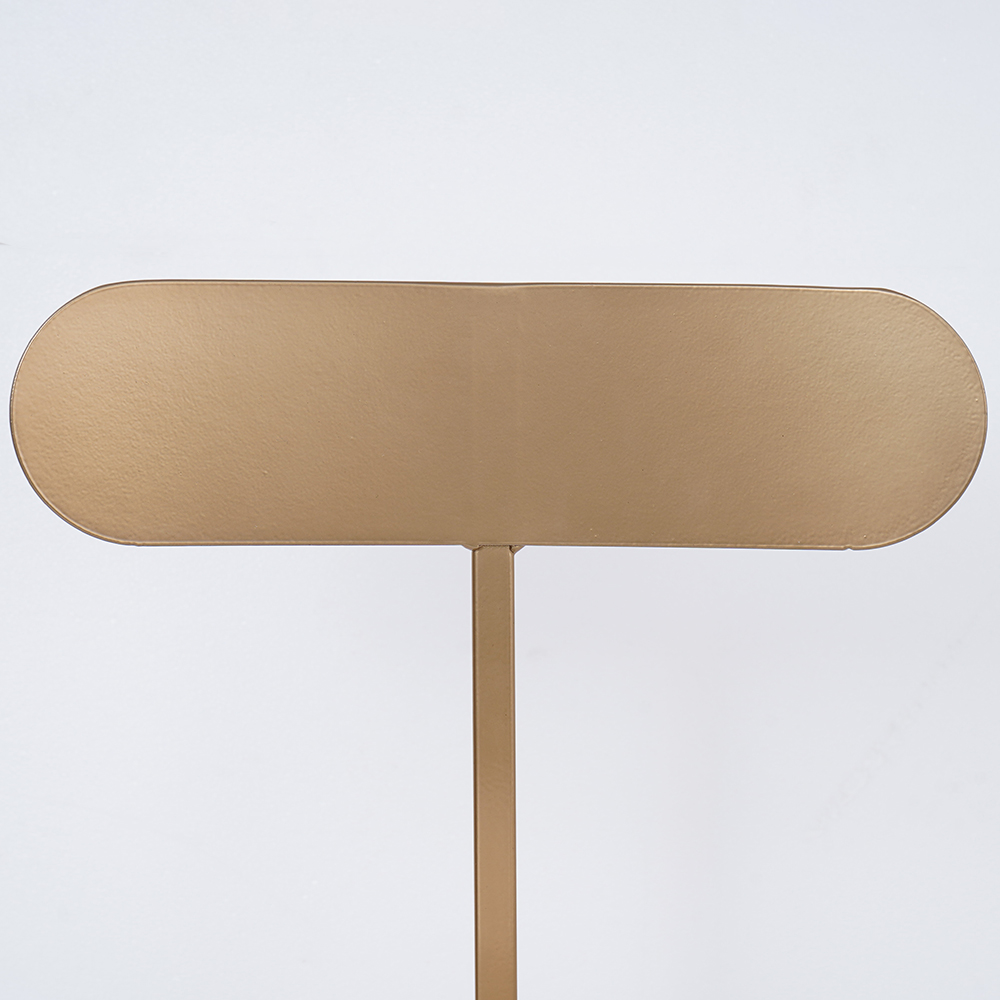 Modern Metal Counter Height Bar Stools with Back Kitchen Chair-Homary