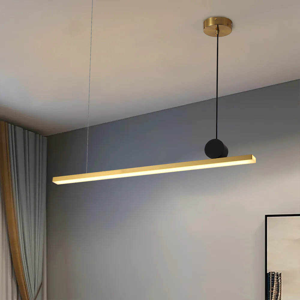 Modern Linear Island light LED Kitchen Hanging Light Fixture