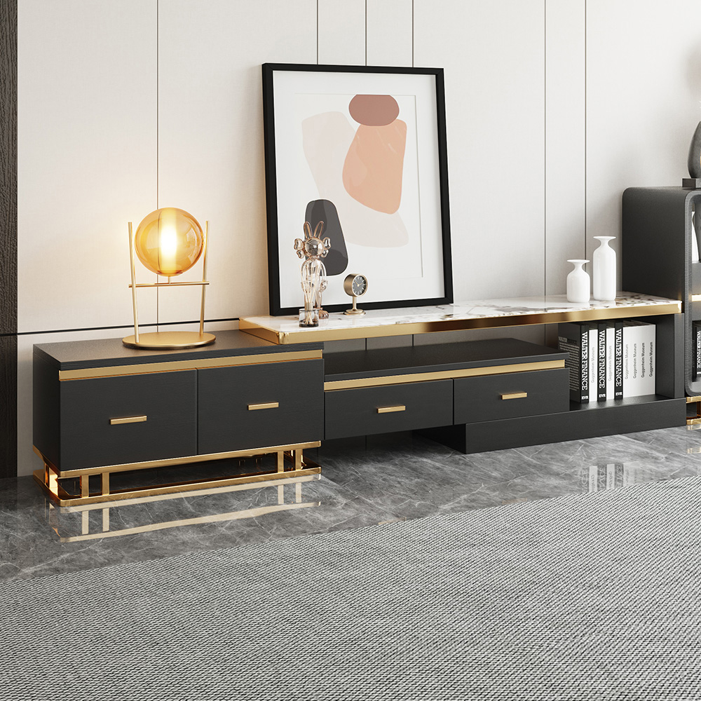 Sintered Stonesk Modern TV Stand & Coffee Table Set for 100