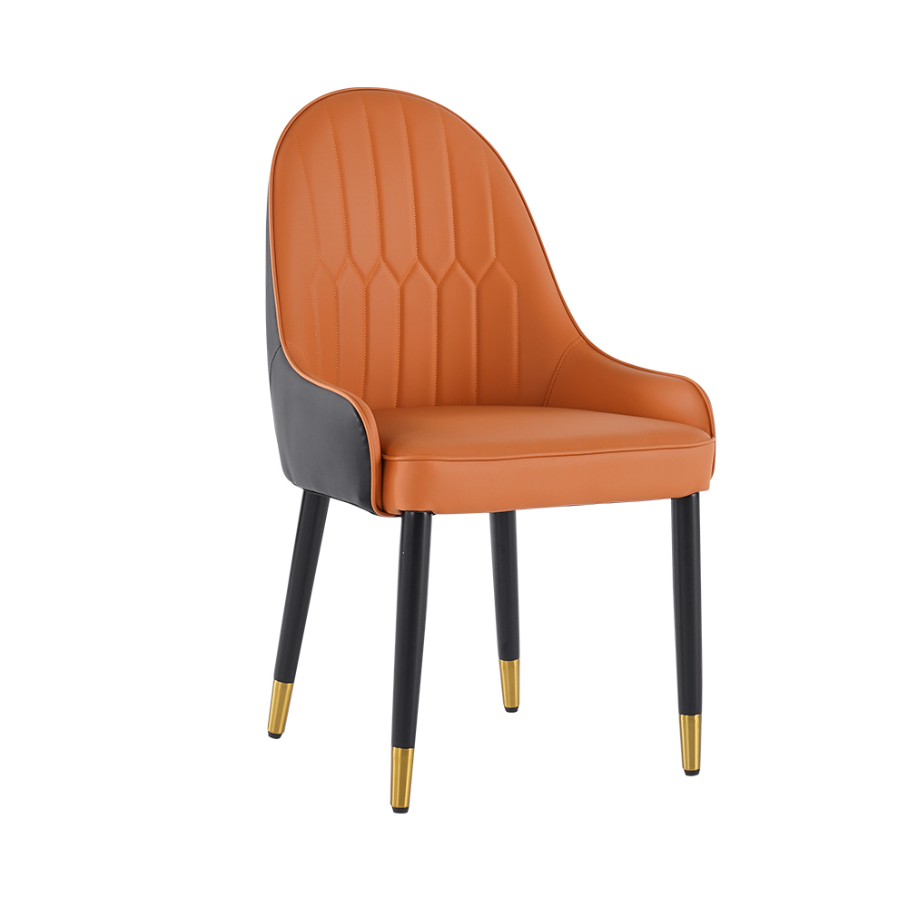 1500mm Modern Round Dining Table Set for 6 Faux Marble Top Upholstered