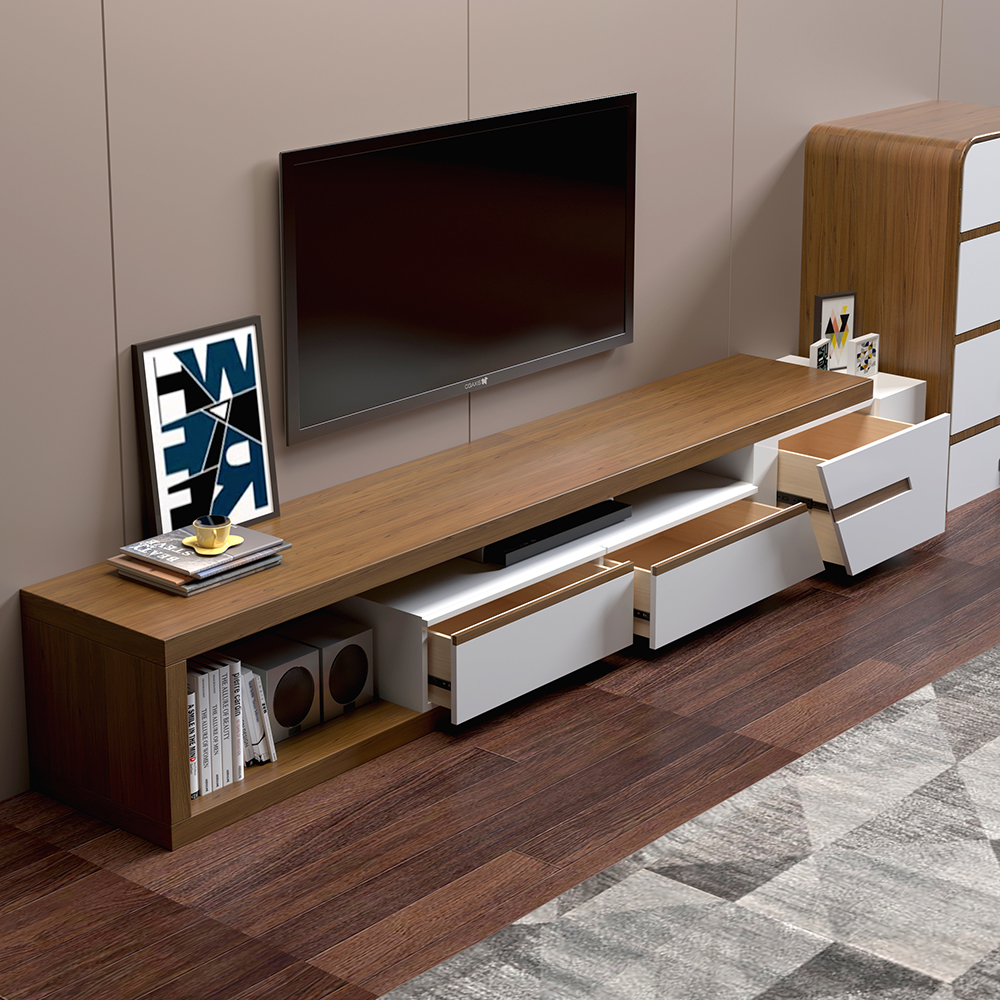 combination computer desk tv stand